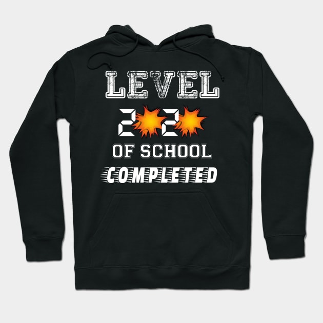 Level 2020 of School Completed Hoodie by hippyhappy